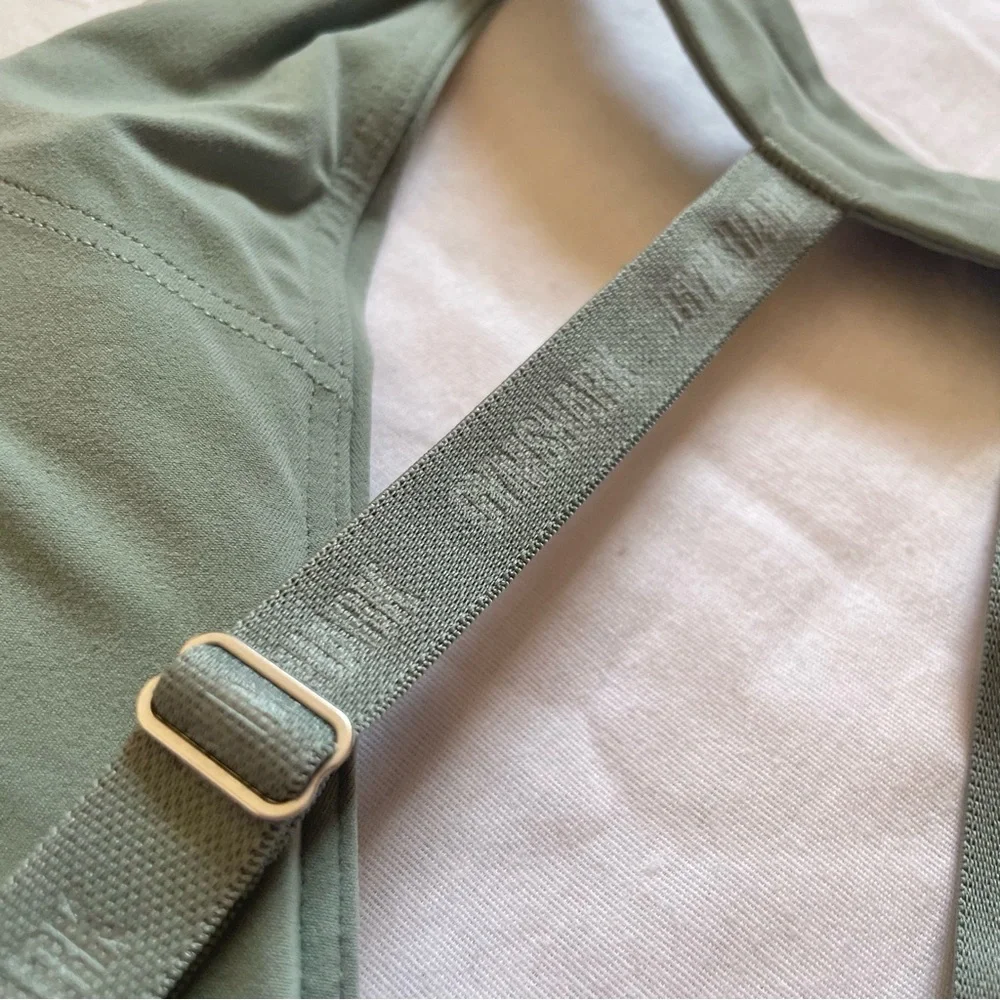Gymshark x Whitney Simmons Longline Bra Leaf Green - Picture 6 of 10